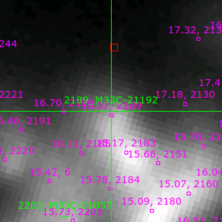 M33C-21192 in filter R on MJD  57335.180
