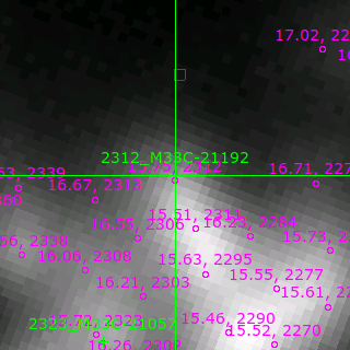 M33C-21192 in filter R on MJD  57687.130