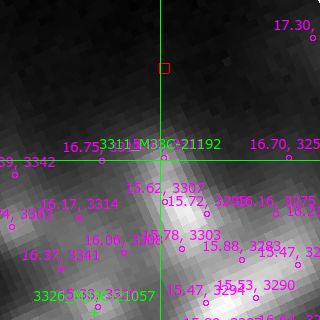 M33C-21192 in filter R on MJD  60205.150