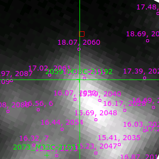 M33C-21192 in filter V on MJD  58045.150