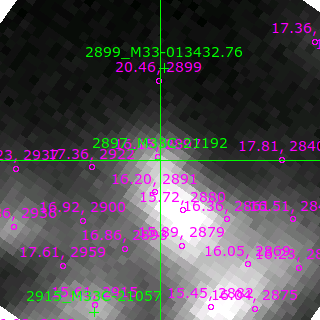 M33C-21192 in filter V on MJD  58342.380