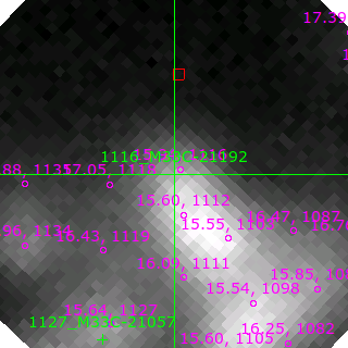 M33C-21192 in filter V on MJD  58433.000