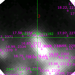 M33C-21192 in filter V on MJD  58695.360