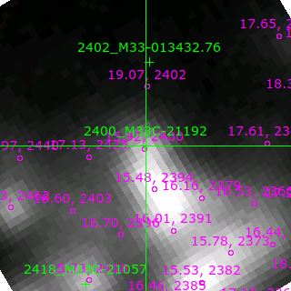 M33C-21192 in filter V on MJD  59059.380
