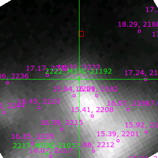 M33C-21192 in filter V on MJD  59171.080