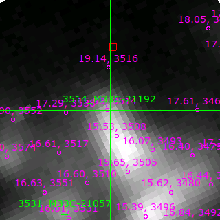 M33C-21192 in filter V on MJD  59823.240