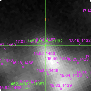 M33C-21192 in filter V on MJD  60227.100