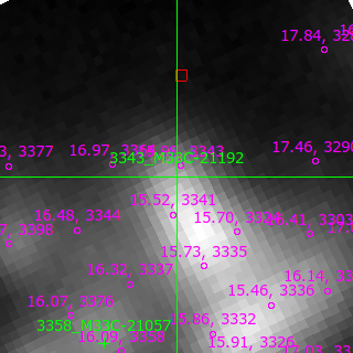 M33C-21192 in filter V on MJD  60262.130