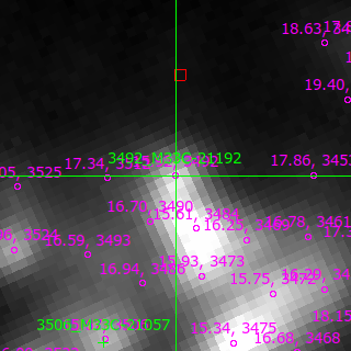 M33C-21192 in filter V on MJD  60292.170