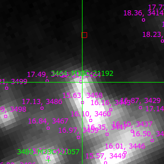 M33C-21192 in filter V on MJD  60342.090