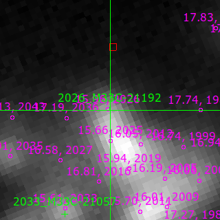 M33C-21192 in filter V on MJD  60595.130