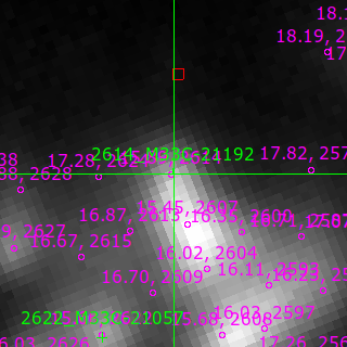 M33C-21192 in filter V on MJD  60651.150