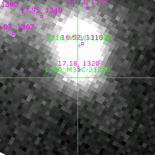 M33C-21336 in filter B on MJD  58073.180
