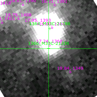 M33C-21336 in filter B on MJD  59082.350