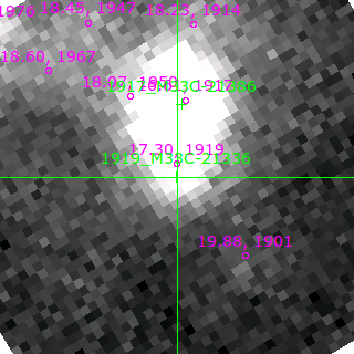 M33C-21336 in filter B on MJD  59161.090