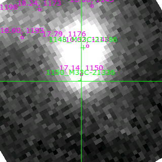M33C-21336 in filter B on MJD  59171.080