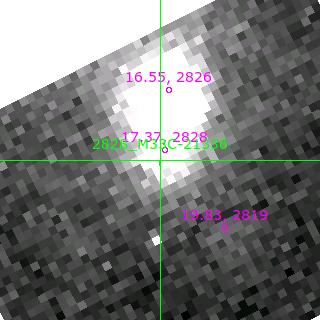 M33C-21336 in filter B on MJD  59794.360