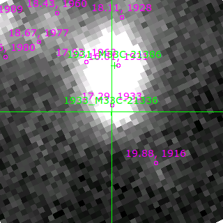 M33C-21336 in filter B on MJD  59823.240