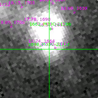 M33C-21336 in filter B on MJD  59854.200
