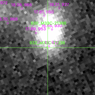 M33C-21336 in filter B on MJD  60227.110