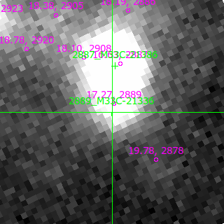 M33C-21336 in filter B on MJD  60262.140