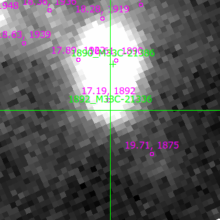 M33C-21336 in filter B on MJD  60290.150