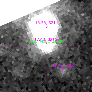 M33C-21336 in filter B on MJD  60342.090