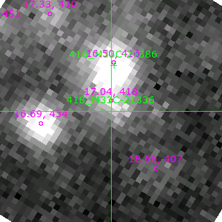 M33C-21336 in filter I on MJD  58316.380