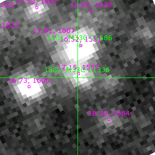 M33C-21336 in filter I on MJD  59904.120