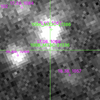 M33C-21336 in filter I on MJD  60290.150