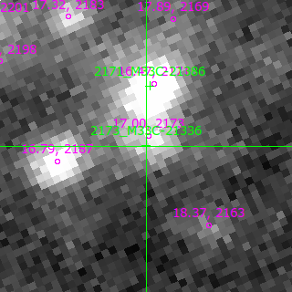 M33C-21336 in filter I on MJD  60290.150
