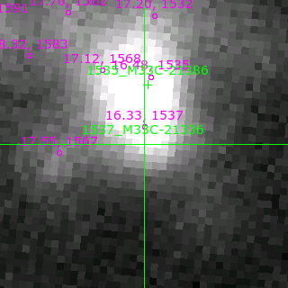 M33C-21336 in filter R on MJD  56599.170