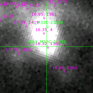 M33C-21336 in filter R on MJD  57634.340