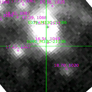 M33C-21336 in filter R on MJD  58696.390