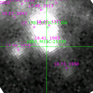 M33C-21336 in filter R on MJD  58902.060