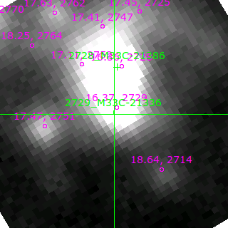 M33C-21336 in filter R on MJD  59084.290