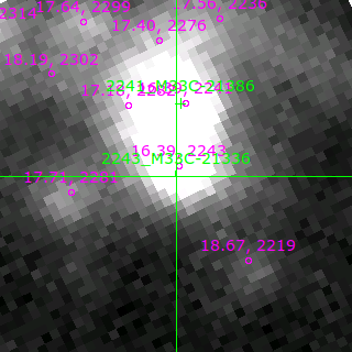 M33C-21336 in filter R on MJD  59904.120