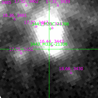 M33C-21336 in filter R on MJD  60261.120