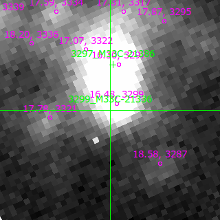 M33C-21336 in filter R on MJD  60292.180