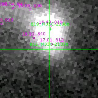 M33C-21336 in filter V on MJD  57310.130