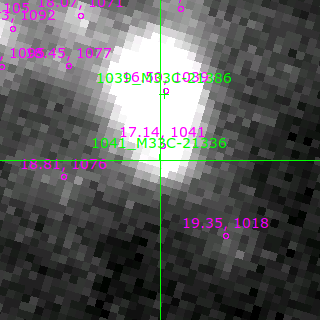 M33C-21336 in filter V on MJD  57335.180