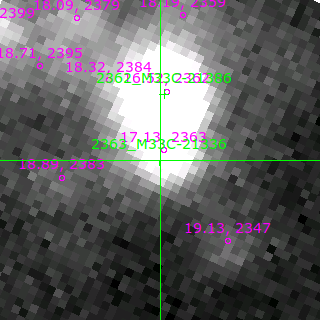 M33C-21336 in filter V on MJD  57988.400