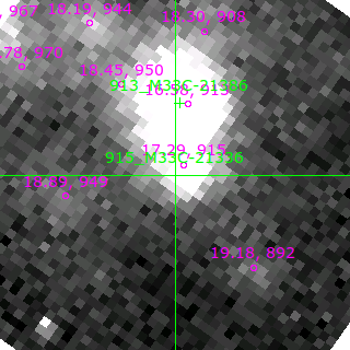 M33C-21336 in filter V on MJD  58342.360