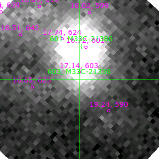 M33C-21336 in filter V on MJD  58420.060