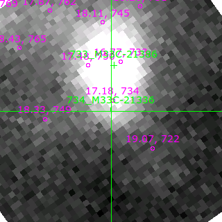 M33C-21336 in filter V on MJD  58779.150