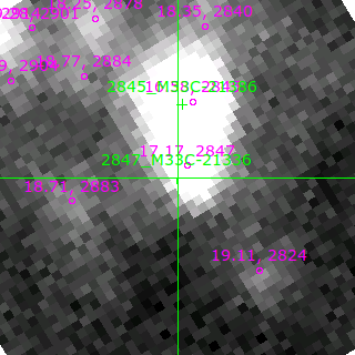 M33C-21336 in filter V on MJD  59056.380