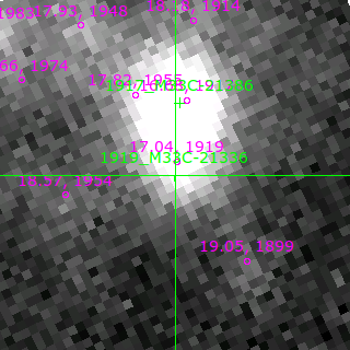 M33C-21336 in filter V on MJD  59851.150