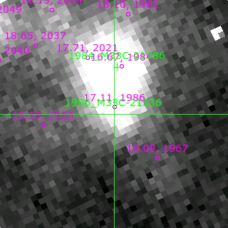 M33C-21336 in filter V on MJD  59854.200