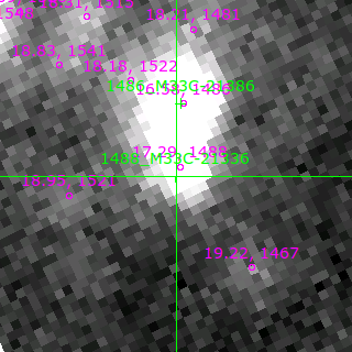 M33C-21336 in filter V on MJD  59932.150