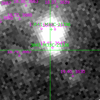 M33C-21336 in filter V on MJD  60205.160